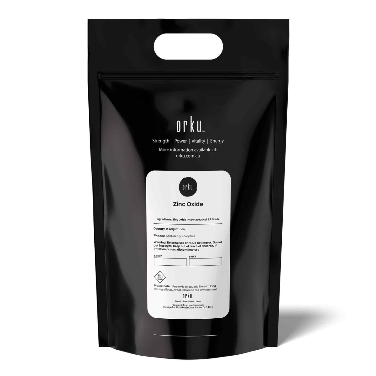 Zinc Oxide Powder BP 5Kg - 99.9% Purity, Pharmaceutical Grade, Resealable Bag