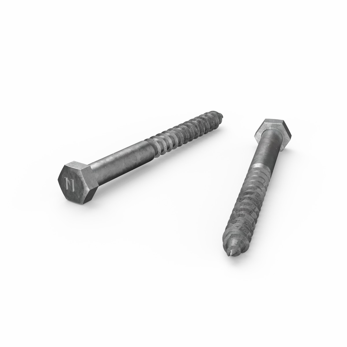 Zenith M12 x 130mm Hot Dip Galvanised Hex Head Coach Screw - Coarse Thread