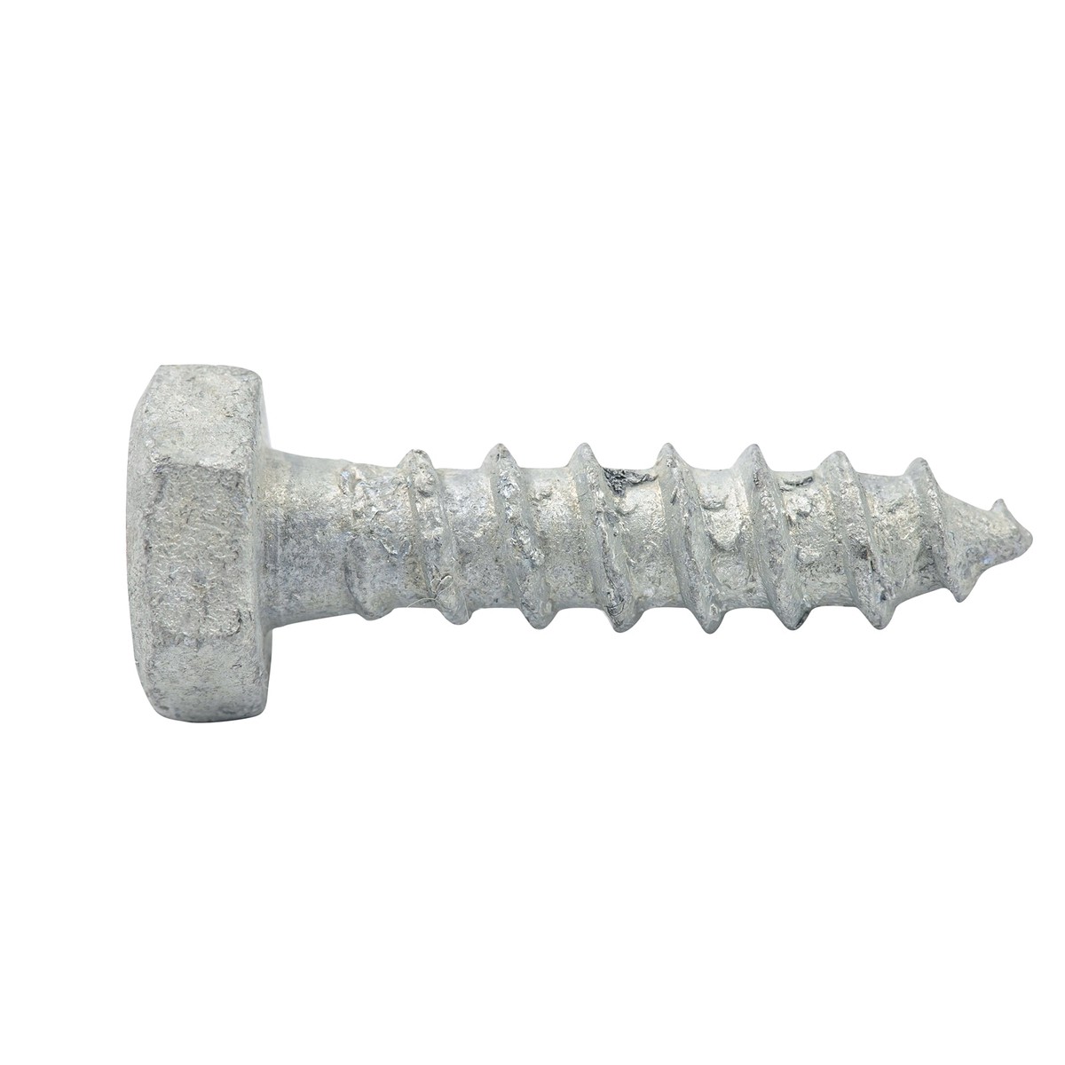 Zenith M6 x 25mm Hot Dipped Galvanised Coach Screw, Hex Head 4.6 Grade Steel