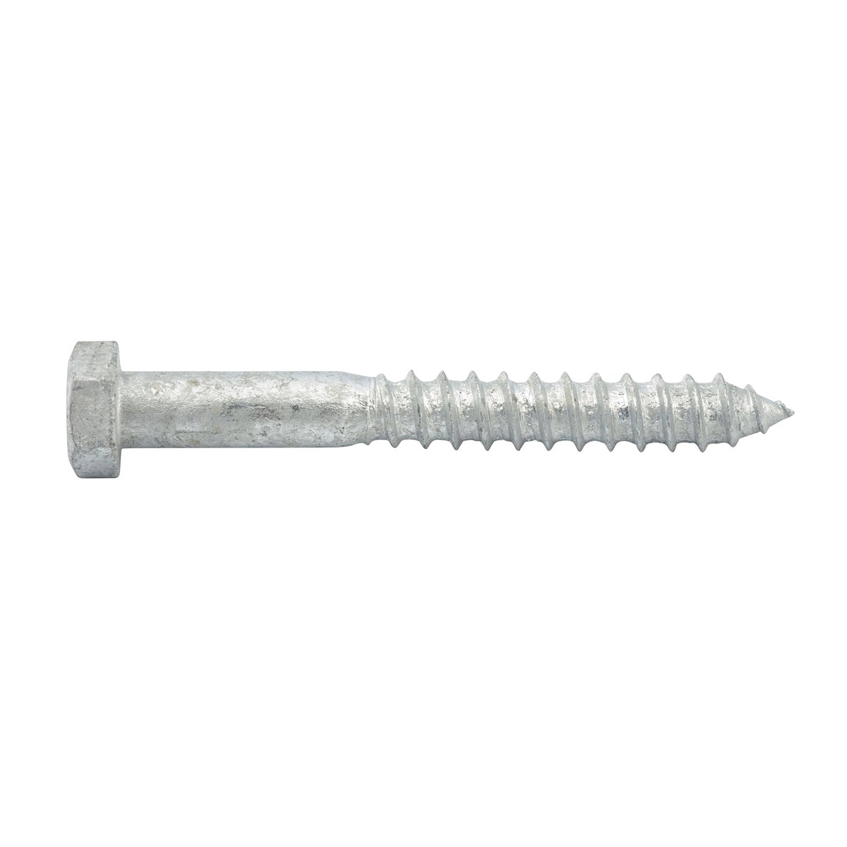 Zenith M8 x 100mm Hot Dipped Galvanised Hex Head Coach Screw - 4.6 Grade Steel