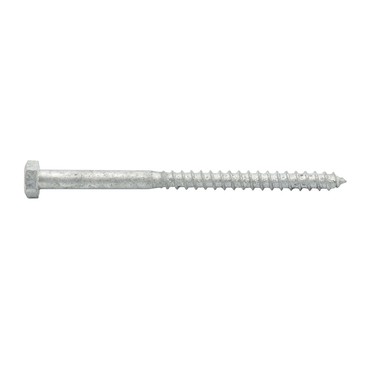 Zenith M8 x 120mm Hot Dipped Galvanised Hex Head Coach Screw - 4.6 Grade Steel
