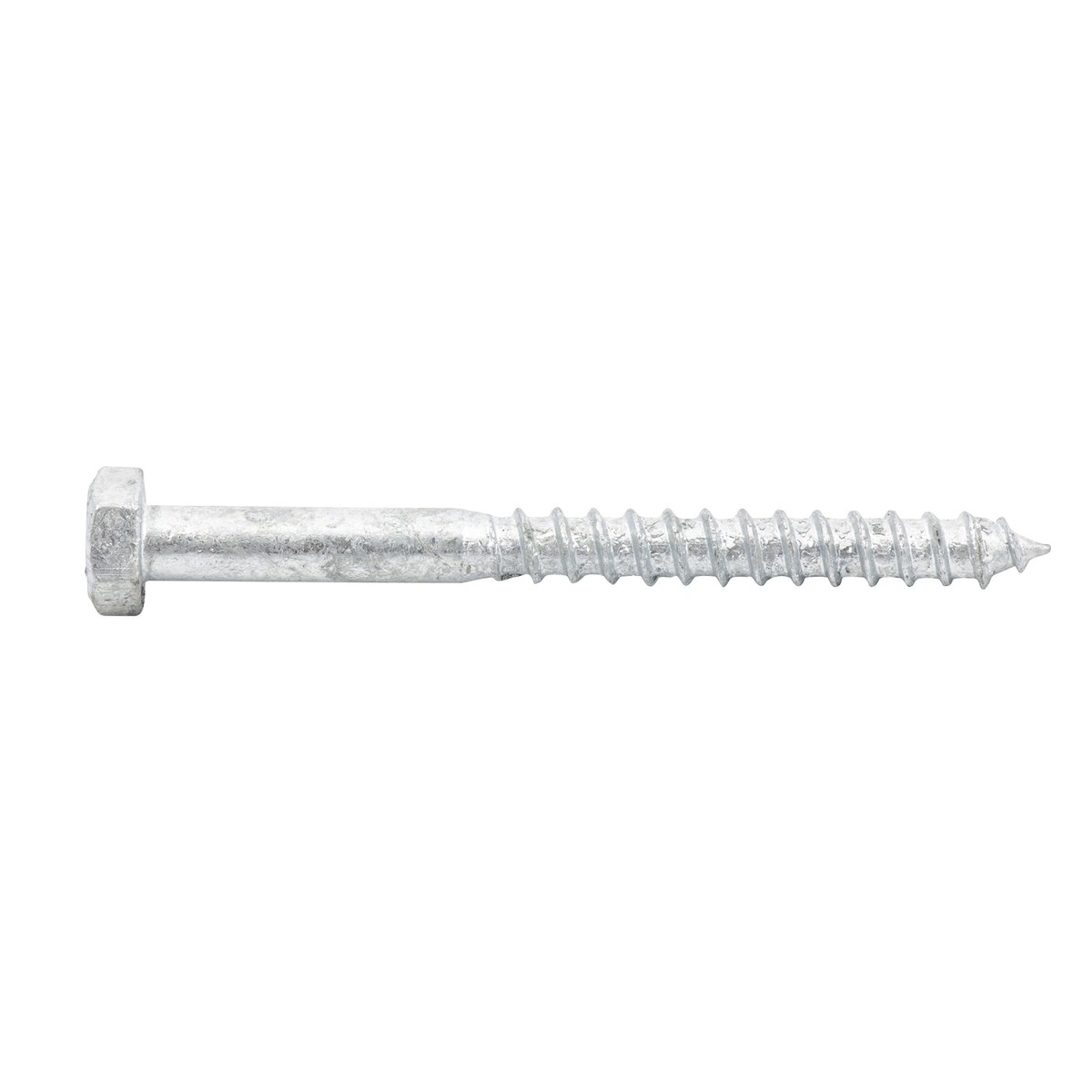 Zenith M8 x 90mm Hot Dipped Galvanised Hex Head Coach Screw - 4.6 Grade Steel