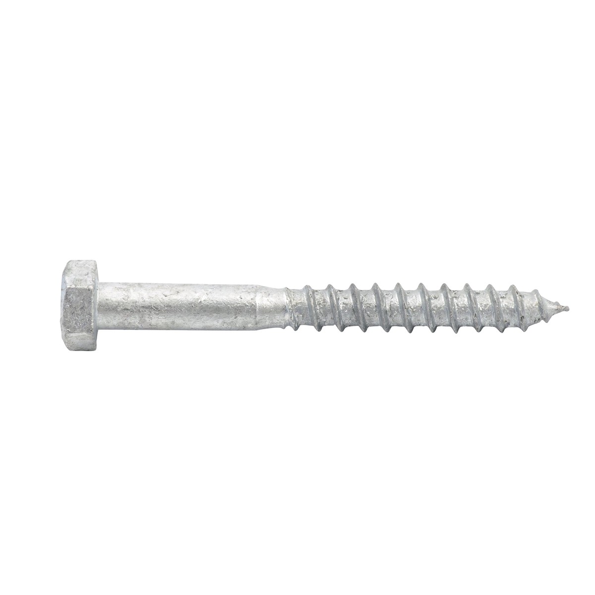 Zenith M8 x 75mm Hot Dip Galvanised Hex Head Coach Screw - Each