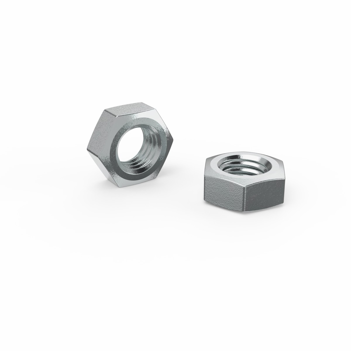 ZENITH M8 Zinc Plated 4.6 Grade Steel Hex Nut Each