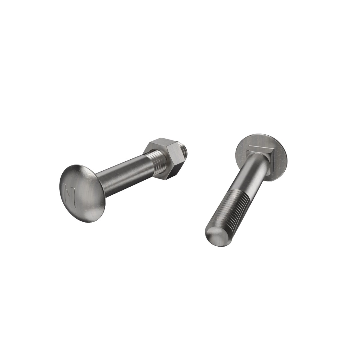 Zenith M12 x 75mm Stainless Steel 304 Cup Head Bolt and Nut