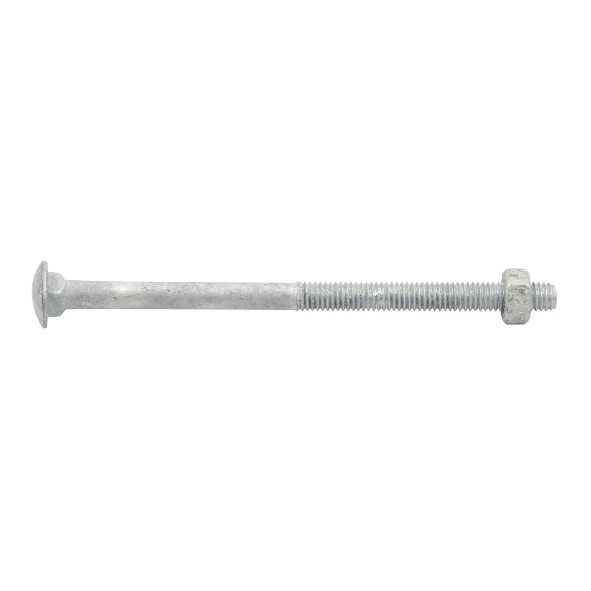 Zenith M6 x 100mm Hot Dipped Galvanised Cup Head Bolt and Nut - Each