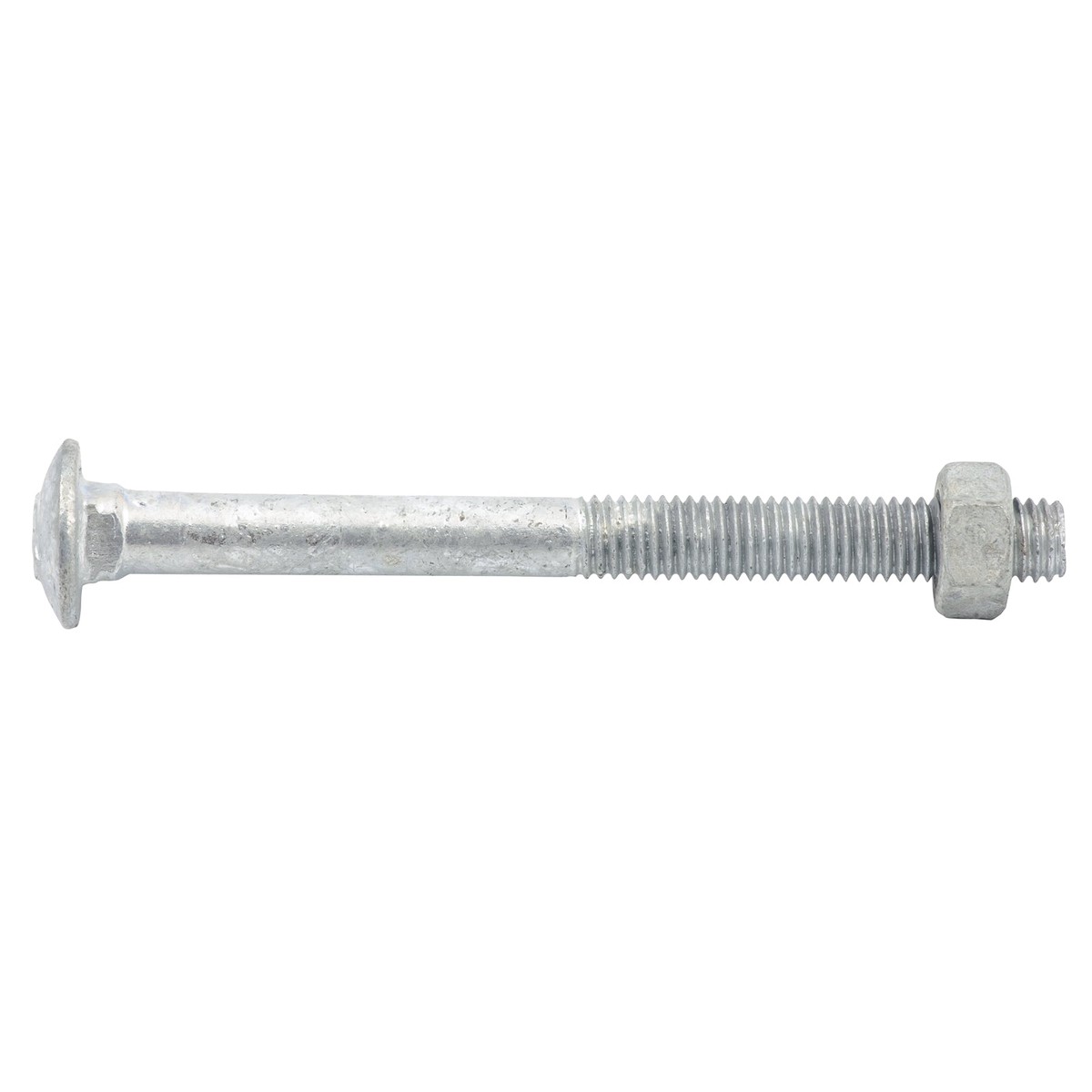 Zenith M8 x 90mm Hot Dipped Galvanised Cup Head Bolt and Nut - Each