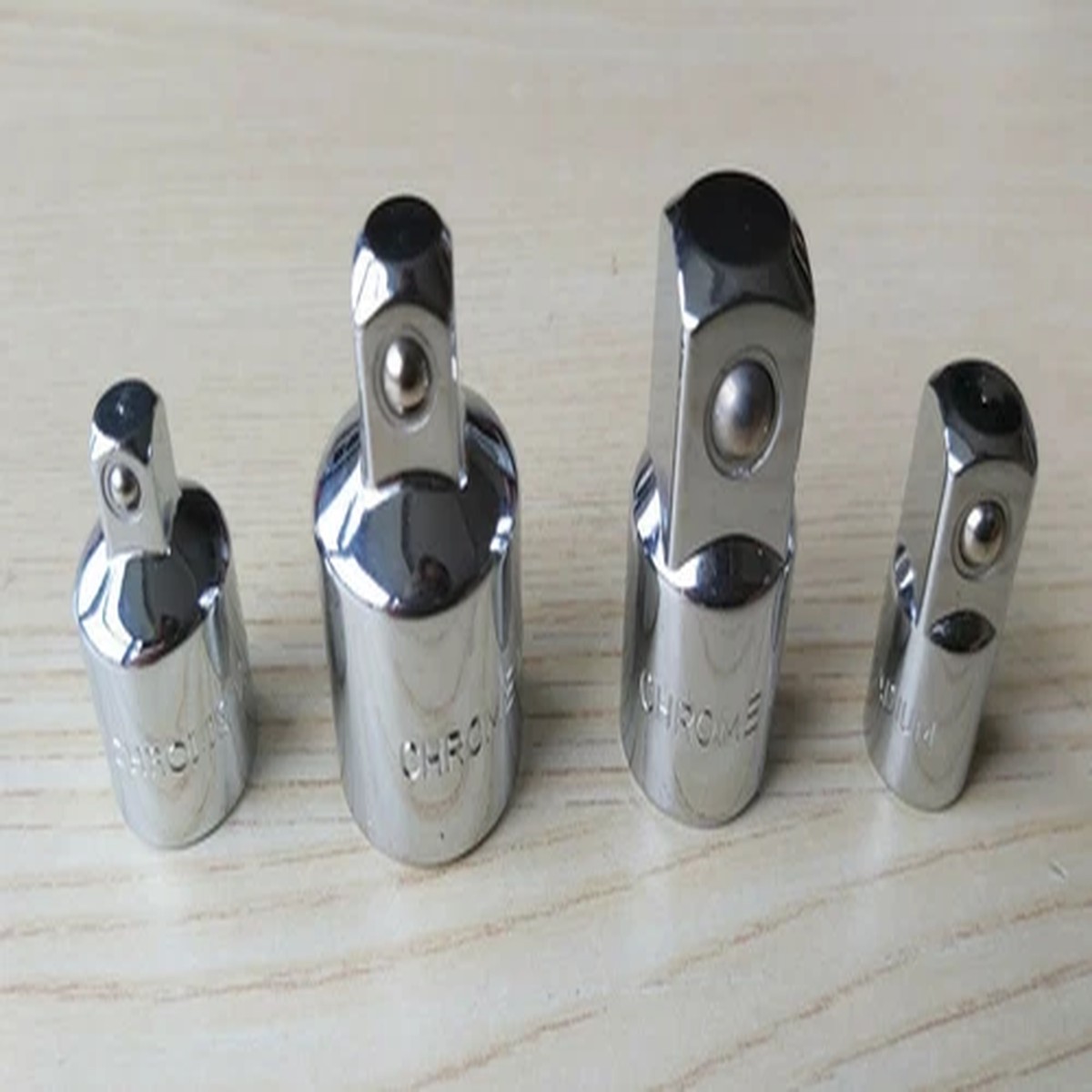 1/4" 3/8" 1/2" Socket Adaptor Converter Reducer Set 4 Ratchet Driver Male Female
