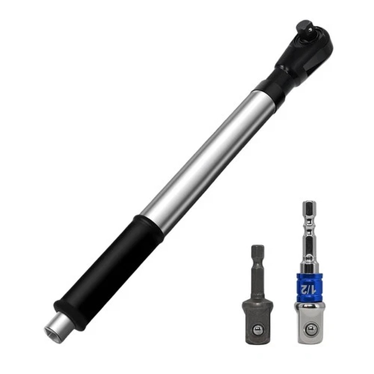 1/2" Drive 3-in-1 Offset Extension Impact Wrench Manual//Pneumatic Ratchet ...
