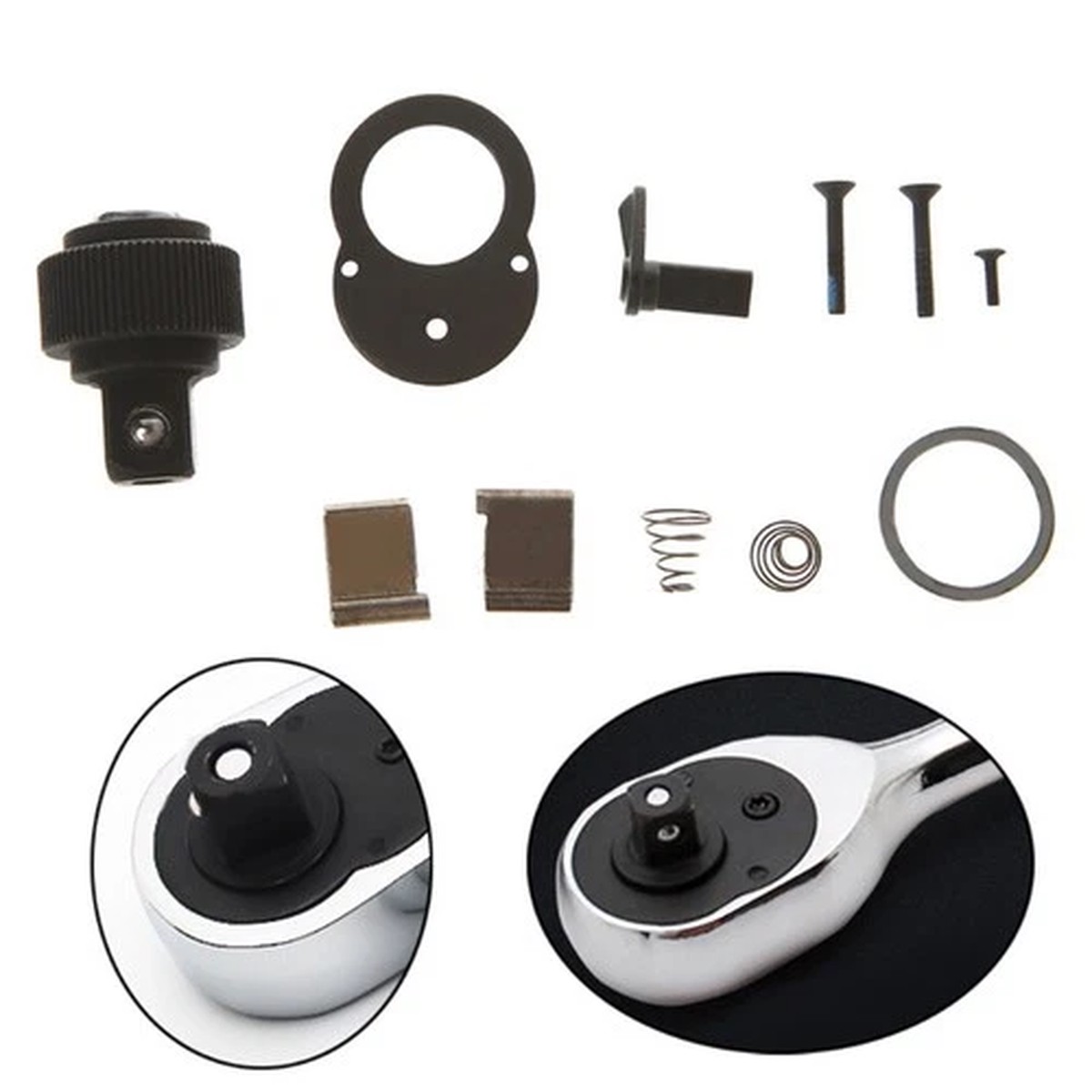 1/4 3/8 1/2 72 Teeth Ratchet Socket Wrench Repair Accessory Spare Part-Kit