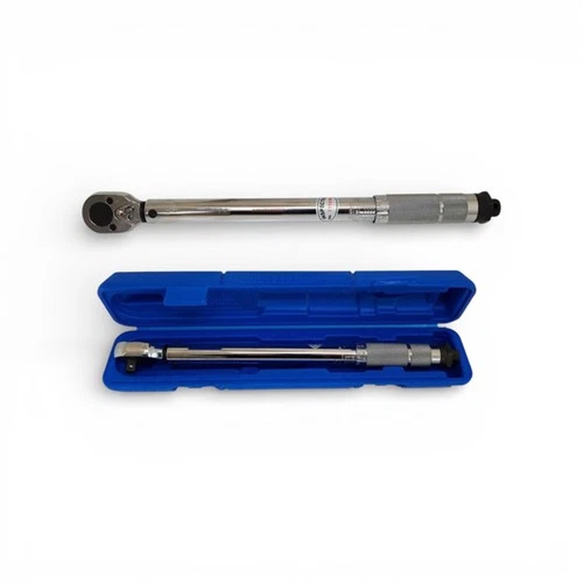 1/2" Dr Torque Wrench Adjustable Ratchet Locking CRV Socket Set Case ISO