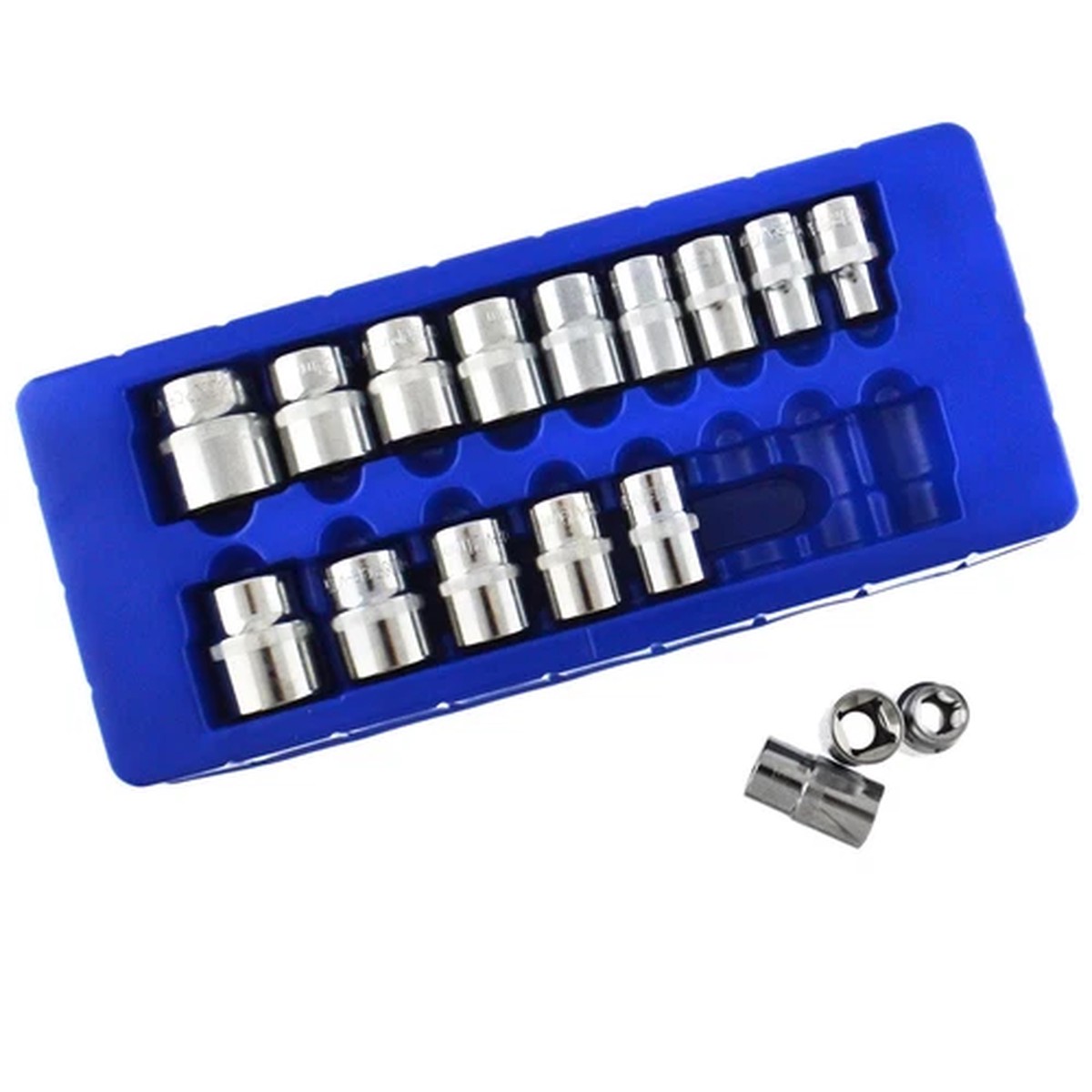 1/2" Drive Shallow Metric MM Sockets 6 Sided Single Hex Socket 10mm 30mm