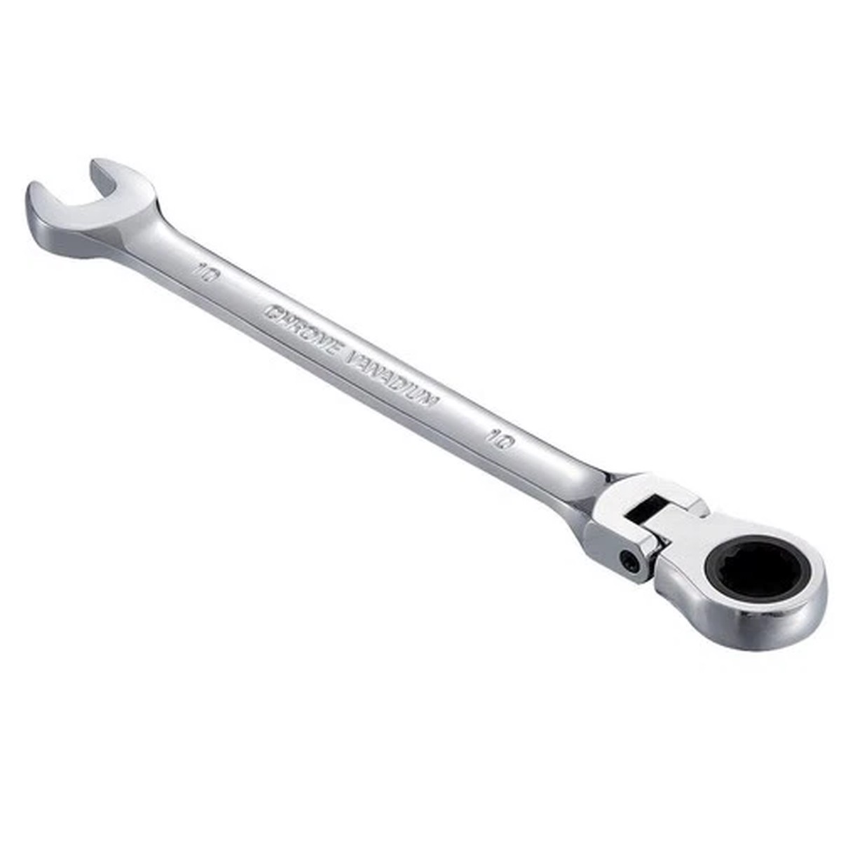 10mm Ratcheting Wrench Set Flexible Pivoting Head Ratchet Combination Spanner...