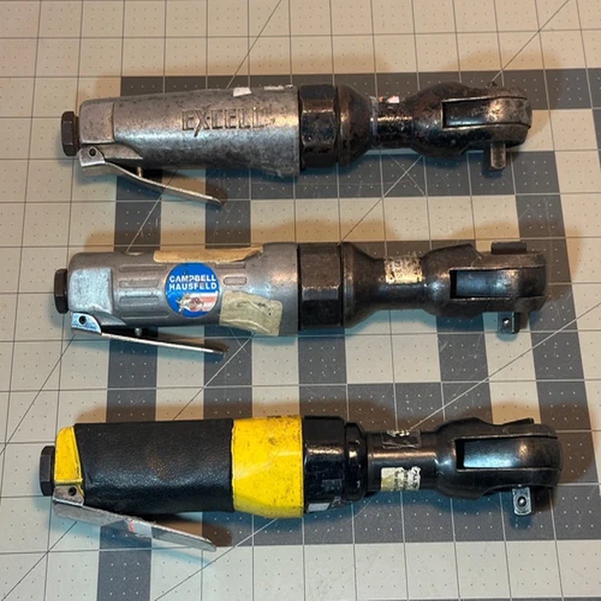 *Lot of 3* Various 3/8" Pneumatic Air Wrench , C. Hausfeld, Pit Crew...