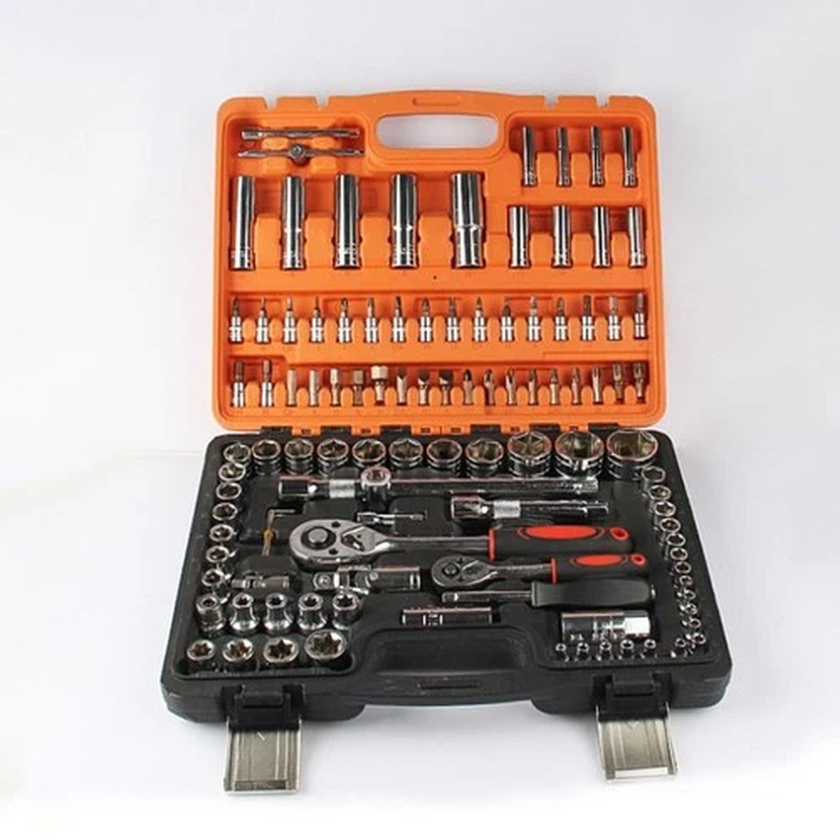 108-Piece Socket Set, Socket Wrench Tool Set, Ratchet Wrench, Auto Repair Tools