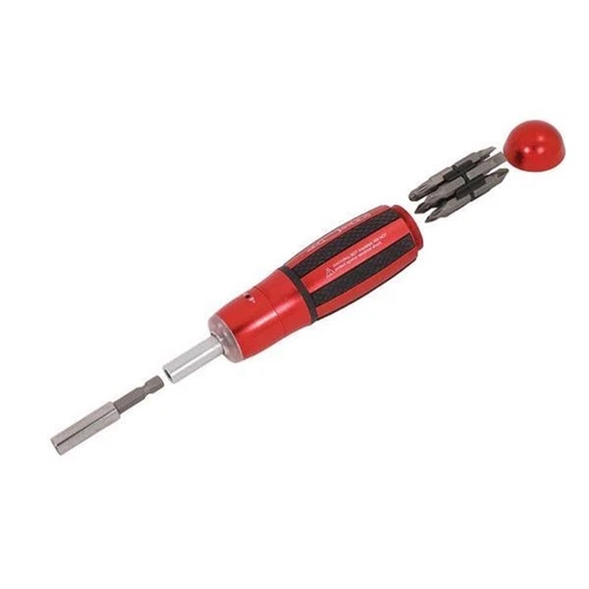 12 in 1 Ratchet Screwdriver Set With Bits Flat Phillips Pozidriv Multi Tool Kit