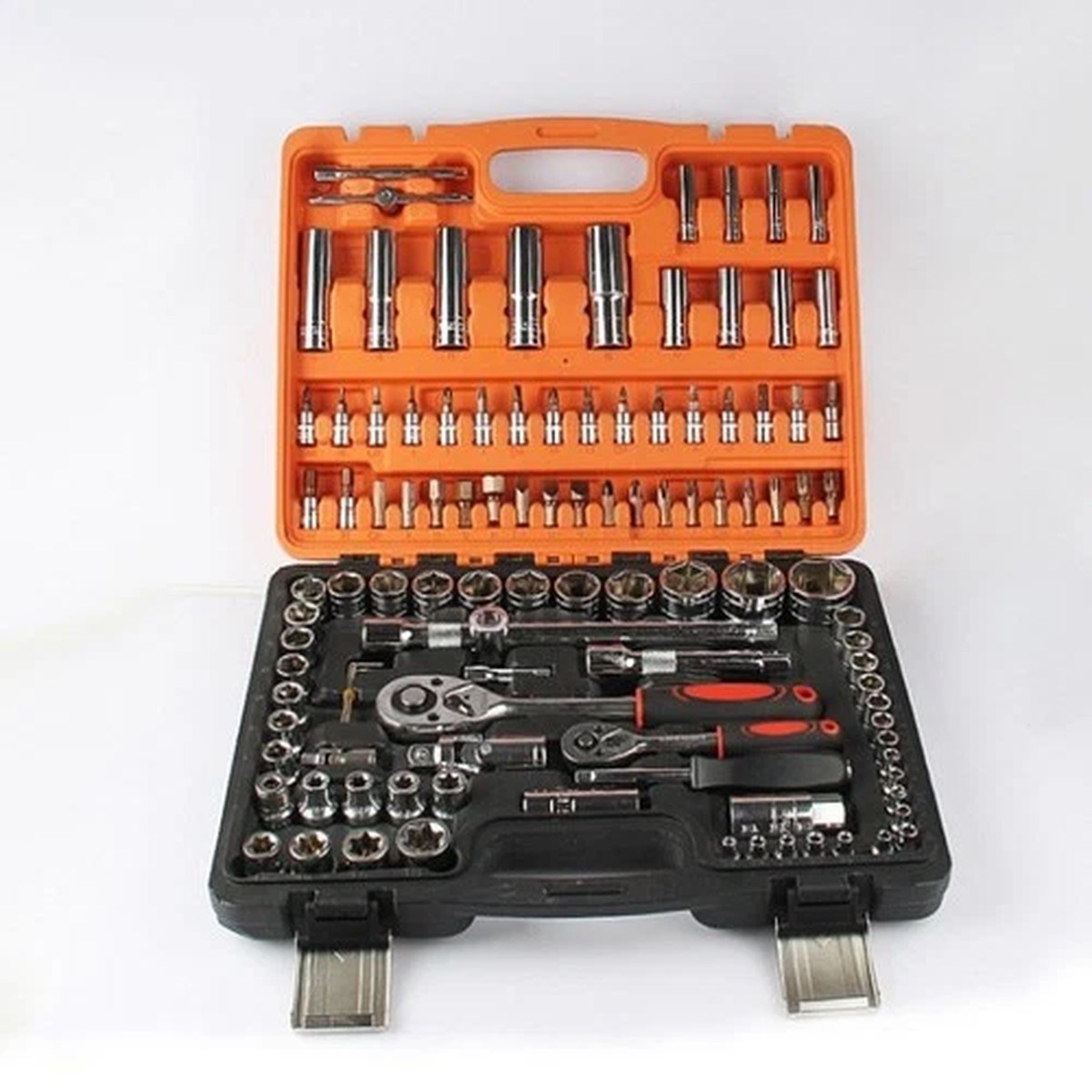 108Piece Socket Set Ratchet Wrench Socket Wrench Auto Repair Hand Tool Kit