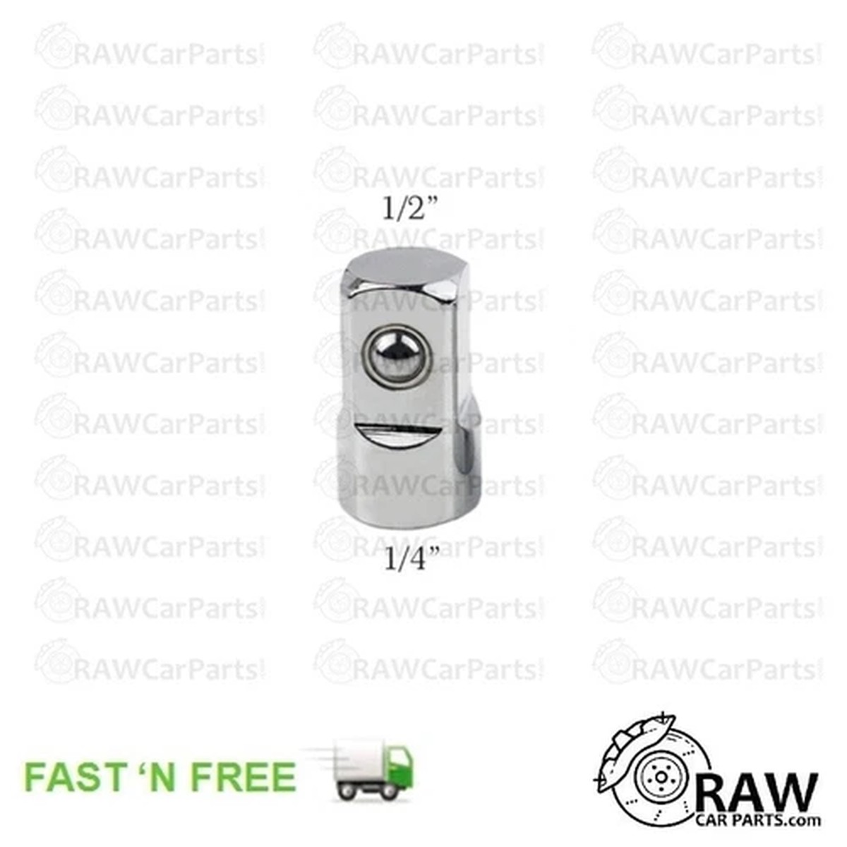 1/4" to 1/2" Socket Step up Adapter for Ratchet / Bar / Socket Set