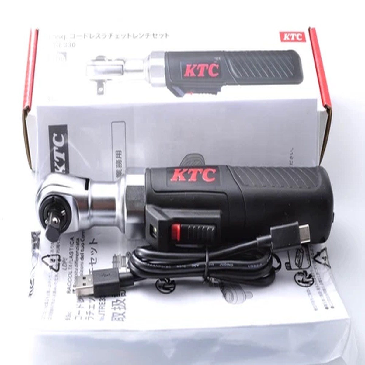 [New] Kyoto Machine Tools KTC 9.5sq Cordless Ratchet Wrench Set JTRE330 #519