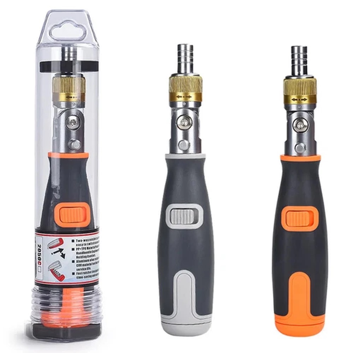 10 In 1 Ratchet Screwdriver S2 Alloy Steel Compact Multi-Angle Screwdriver Tools