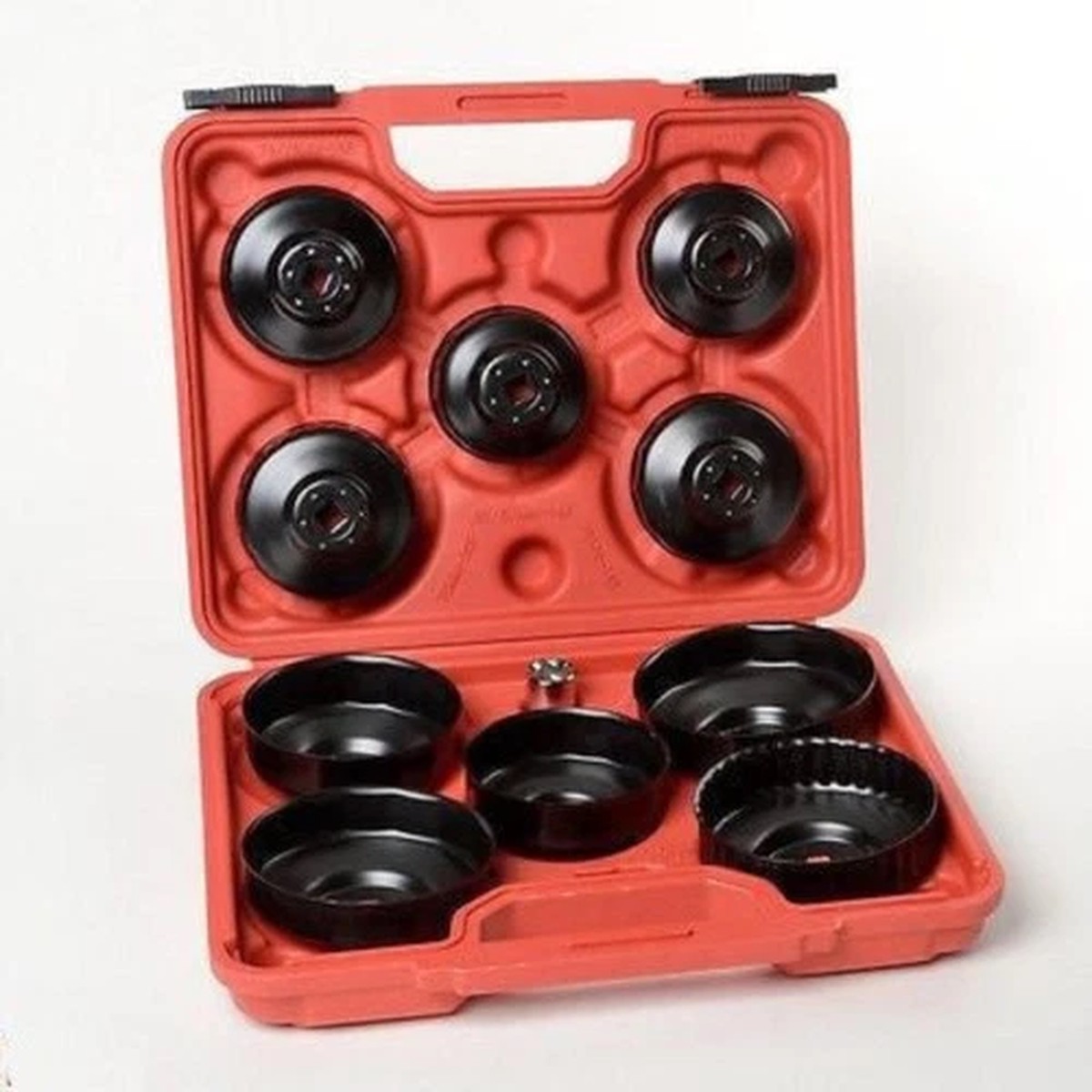 10 Piece Deluxe Oil Filter Cap Wrench Set Remover Installer for Ratchet